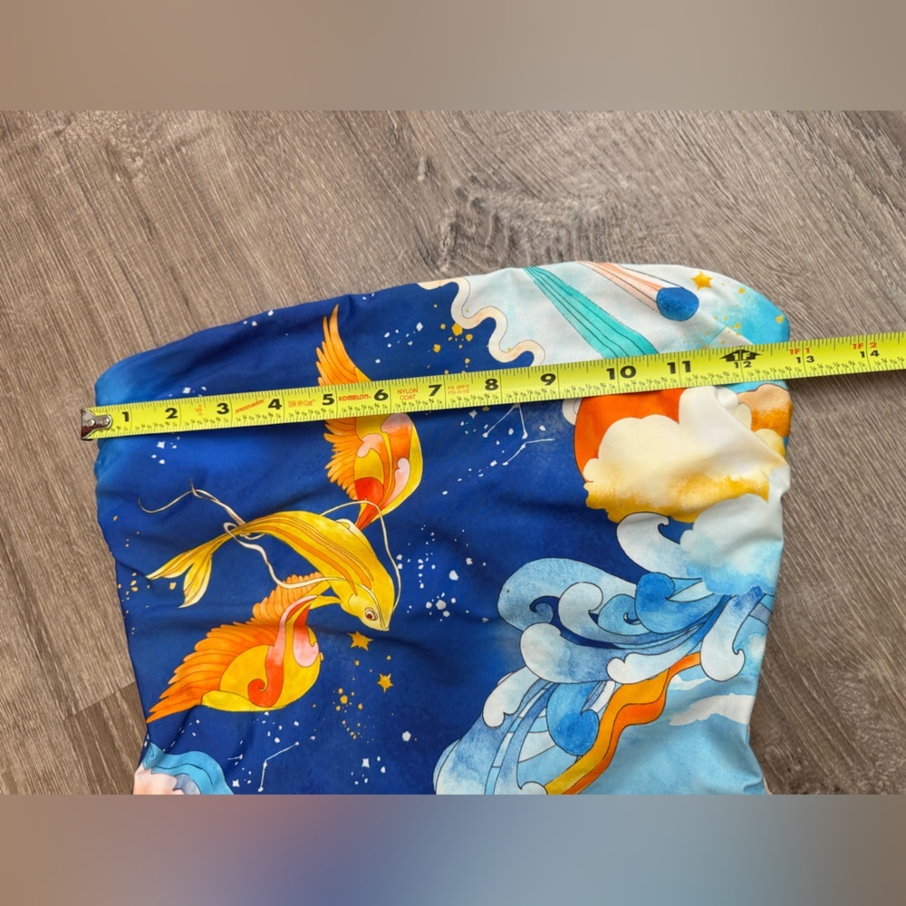 NWT Seafolly DD Bandeau One Piece - Aquarius US Size 6 - Picture 9 of 12